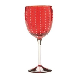 Taça Perle Vermelho Zafferano