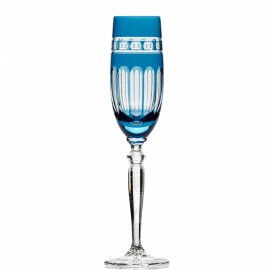 Taça Champagne Charlotte Aqua Cristal