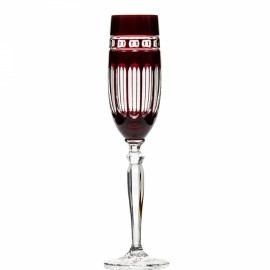 Taça Champagne Charlotte Ruby Cristal