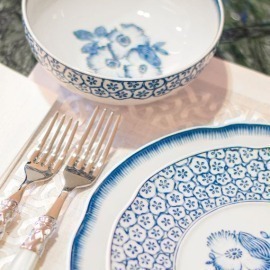 Tigela Cereais Coralina Azul Vista Alegre