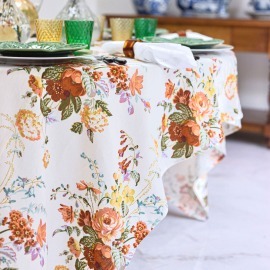 Toalha de Mesa Clarita Laranja  2,25x3,15 Dascoli