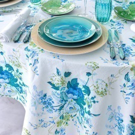 Toalha de Mesa Clarita Azul 2,25x3,60 Dascoli