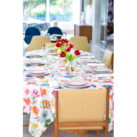 Toalha de Mesa Carel 1,70x2,70 Algodão Tessitura Toscana