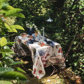 Toalha de Mesa Fiordaliso 1,80x1,80 Linho The Napking