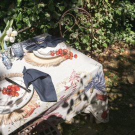 Toalha de Mesa Fiordaliso 1,80x1,80 Linho The Napking