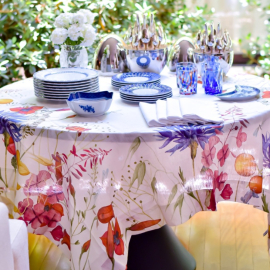 Toalha de Mesa Fiordaliso 1,80x2,70 Linho The Napking