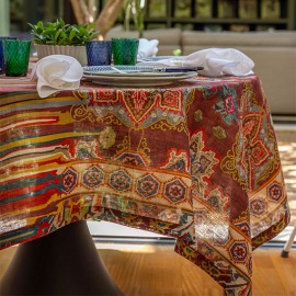 Toalha de Mesa Fusion 1,70x2,70 Linho Tessitura Toscana