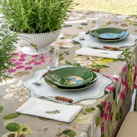 Toalha de Mesa Biscondola 1,70x3,10 Algodão Tessitura Toscana