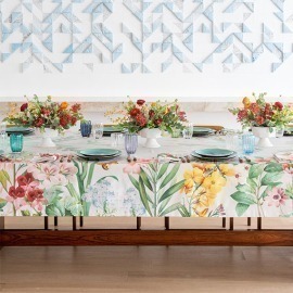Toalha de Mesa Blooming 1,80x2,70 Algodão The Napking