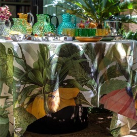 Toalha de Mesa Fritillaria 1,80x2,70 Linho The Napking