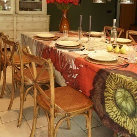 Toalha de Mesa Papaver 1,80x2,70 Linho The Napking