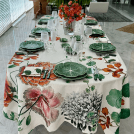 Toalha de Mesa Edward 1,80x3,20 Linho The Napking