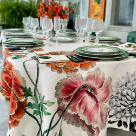 Toalha de Mesa Edward 1,80x3,20 Linho The Napking