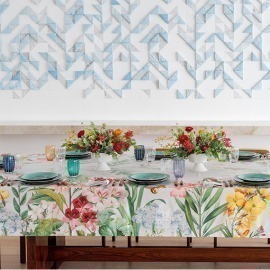 Toalha de Mesa Blooming 1,80x3,60 Algodão The Napking