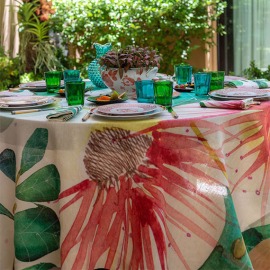 Toalha de Mesa Capperi 2,20x2,20 Linho The Napking