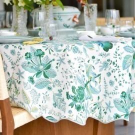 Toalha de Mesa Romã Emerald 1,80 x 4,20 Linho Matouk