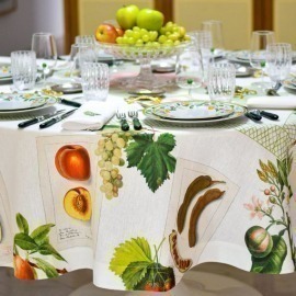 Toalha de Mesa Summer Fruit 1,80x2,70 Linho The Napking