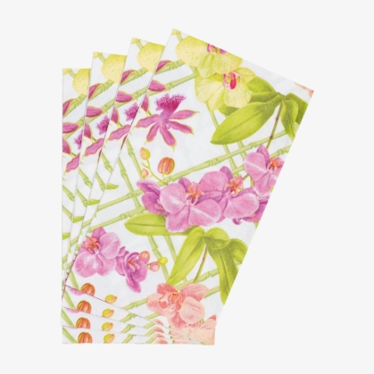 Produto 15 Toalhas de Papel para Lavabo 10x19 Orchid Caspari