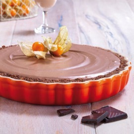 Travessa Canelada 28cm Laranja Le Creuset