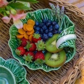 Travessa Curva Couve 18,5cm Bordallo Pinheiro