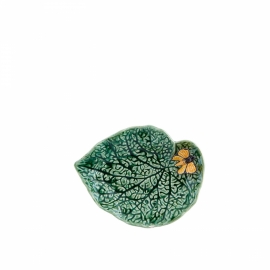 Travessa Folha de Begónia com Borboleta Bordallo Pinheiro 