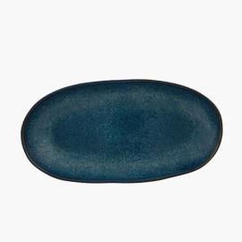 Travessa Oval Gemstone LapisLazuli 34,5cm Casa Alegre