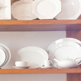 Travessa Oval Broadway White M Vista Alegre