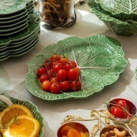 Travessa Oval Couve M Bordallo Pinheiro