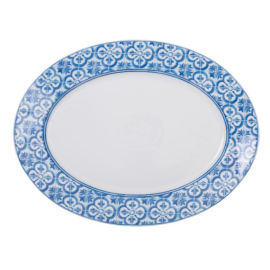 Travessa Oval G Azulejos Matisse Casa