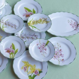 Travessa Oval Orquídeas Matisse Casa M