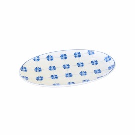 Travessa Oval P Azulejos Matisse Casa