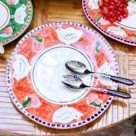 Travessa Redonda Capri Gallina Laranja