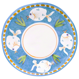 Travessa Redonda Capri Poseidon Turquesa