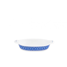 Travessa Refratária Oval Azure 24cm Vista Alegre