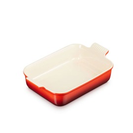 Travessa Retangular Heritage Vermelho 19cm Le Creuset