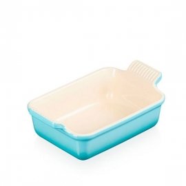 Travessa Retangular Heritage Azul Caribe 26cm Le Creuset