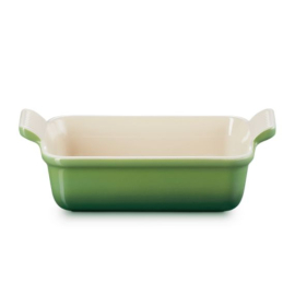 Travessa Retangular Heritage Bamboo Green 32cm Le Creuset
