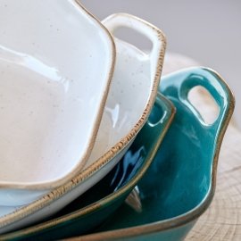 Travessa Retangular Sardegna Costa Nova M Azul