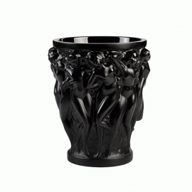 Vaso Lalique Bacchantes Preto P 