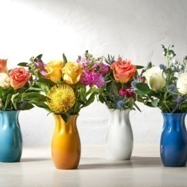 Vaso Le Creuset Flower Azul Marseille 16cm