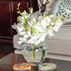 Vaso Vista Alegre Ivory M Cristal 