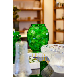 Vaso Lalique Tartaruga Verde