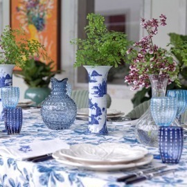 Vaso Vista Alegre Blue Canton