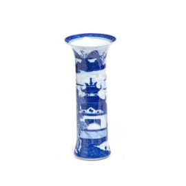 Vaso Vista Alegre Blue Canton