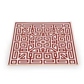 Centro de Mesa Italiano Labirinto Coral Richard Ginori