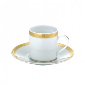 Xícara de Café Malmaison Christofle Ouro