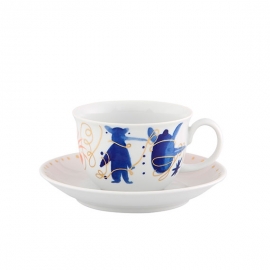 Xícara de Chá Folkifunki Jaime Hayon Vista Alegre