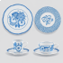 Aparelho de Jantar Coralina Azul Vista Alegre 24 Peças