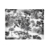 Bandeja Platex Animalia Noir 37x28cm Acrílico