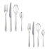 Conjunto Faqueiros Mood Mesa e Sobremesa PRATA Christofle